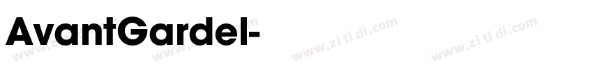AvantGardel字体转换