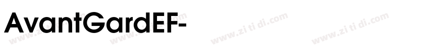 AvantGardEF字体转换