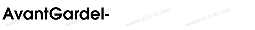 AvantGardel字体转换