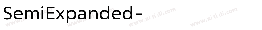 SemiExpanded字体转换