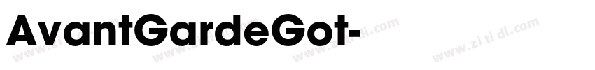 AvantGardeGot字体转换