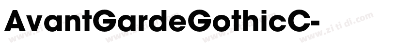 AvantGardeGothicC字体转换