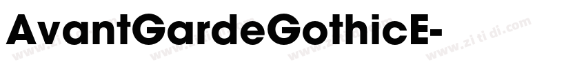AvantGardeGothicE字体转换