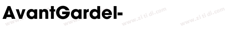 AvantGardel字体转换