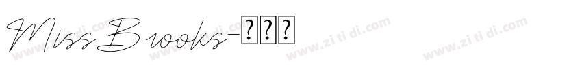 MissBrooks字体转换
