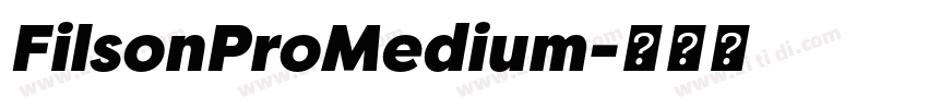 FilsonProMedium字体转换
