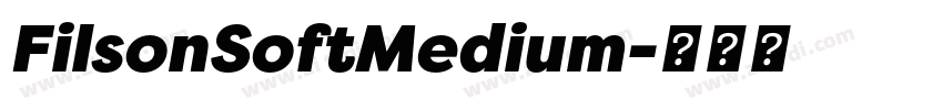 FilsonSoftMedium字体转换