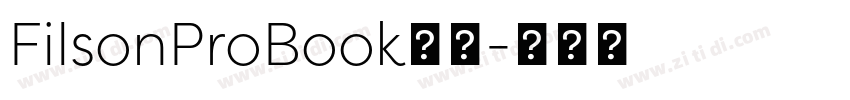FilsonProBook字体字体转换