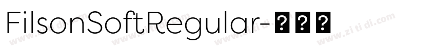 FilsonSoftRegular字体转换