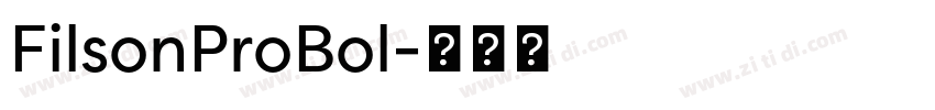 FilsonProBol字体转换