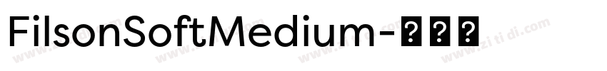 FilsonSoftMedium字体转换