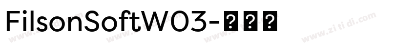 FilsonSoftW03字体转换 FilsonSoftW03字体转换