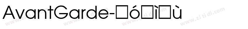 AvantGarde字体转换