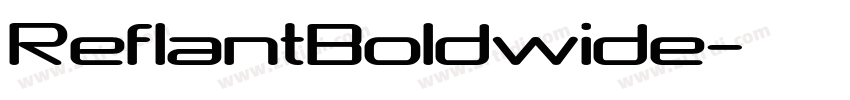ReflantBoldwide字体转换