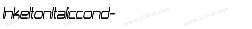 InkeltonItaliccond字体转换