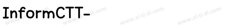 InformCTT字体转换
