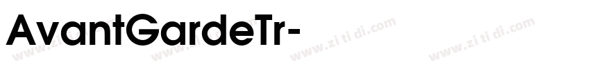 AvantGardeTr字体转换