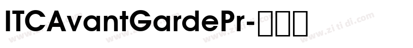 ITCAvantGardePr字体转换