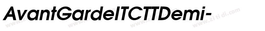 AvantGardeITCTTDemi字体转换 AvantGardeITCTTDemi字体转换