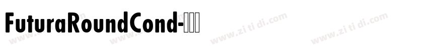 FuturaRoundCond字体转换