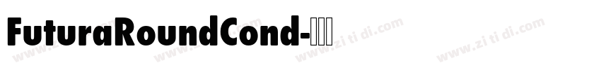 FuturaRoundCond字体转换
