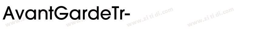 AvantGardeTr字体转换