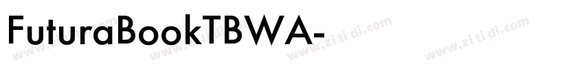 FuturaBookTBWA字体转换