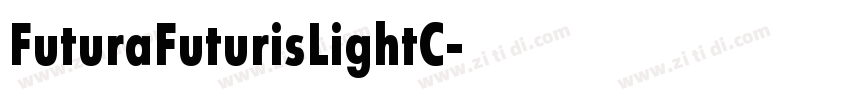 FuturaFuturisLightC字体转换