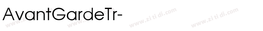 AvantGardeTr字体转换