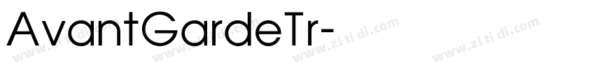 AvantGardeTr字体转换
