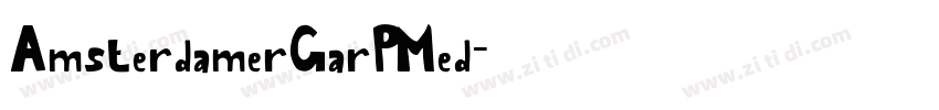 AmsterdamerGarPMed字体转换