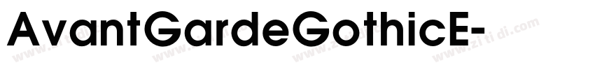 AvantGardeGothicE字体转换