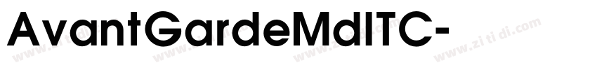 AvantGardeMdITC字体转换