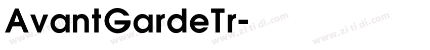 AvantGardeTr字体转换