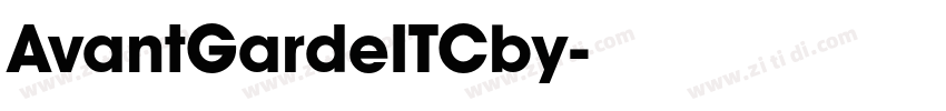 AvantGardeITCby字体转换