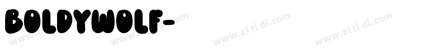 Boldywolf字体转换