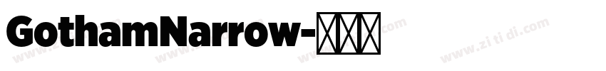 GothamNarrow字体转换
