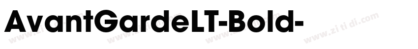 AvantGardeLT-Bold字体转换