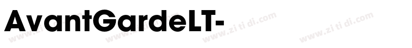 AvantGardeLT字体转换