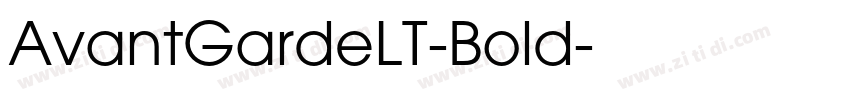 AvantGardeLT-Bold字体转换