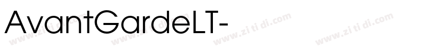 AvantGardeLT字体转换