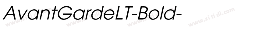 AvantGardeLT-Bold字体转换