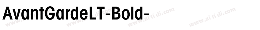 AvantGardeLT-Bold字体转换
