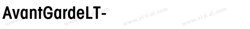 AvantGardeLT字体转换