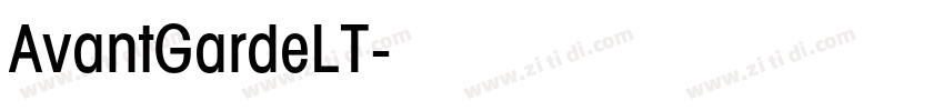 AvantGardeLT字体转换
