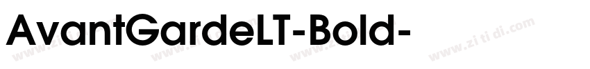 AvantGardeLT-Bold字体转换