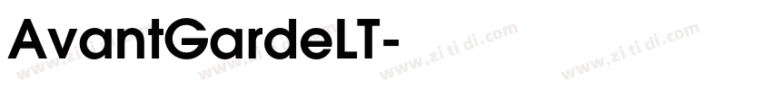 AvantGardeLT字体转换