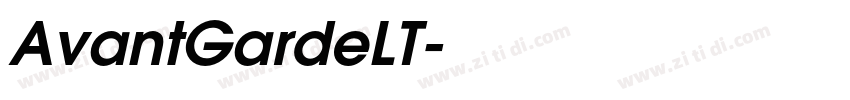 AvantGardeLT字体转换