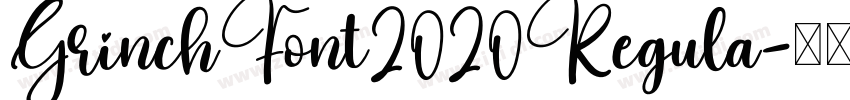 GrinchFont2020Regula字体转换