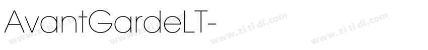 AvantGardeLT字体转换